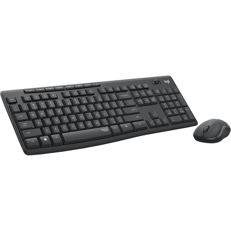 Logitech MK295 Silent Wireless Combo клавиатура Мышь входит в комплектацию Офисная USB QWERTY Международный американский