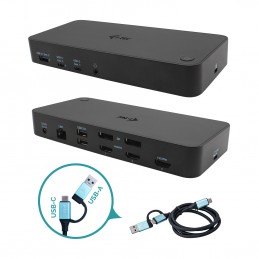 i-tec CATRIPLEDOCKPDPRO док-станция для ноутбука Проводная USB 3.2 Gen 1 (3.1 Gen 1) Type-C Черный