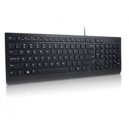 Lenovo Essential tastatūra Universāls USB QWERTY Amerikāņu angļu valoda Melns