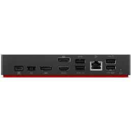 Lenovo ThinkPad Universal USB-C Smart Dock Проводная Thunderbolt 4 Черный