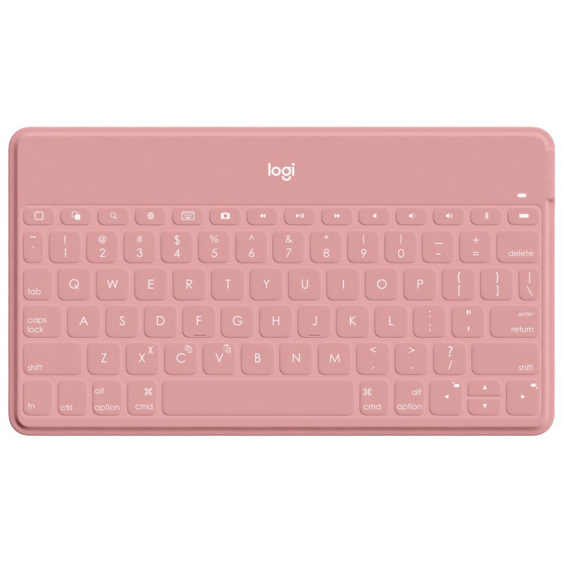 Logitech Keys-To-Go UK International Bluetooth sistēma Rozā