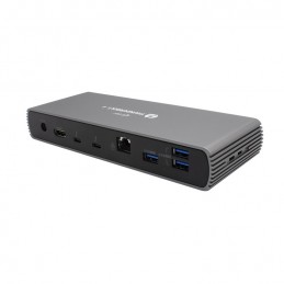 i-tec TB4DUALDOCKPD док-станция для ноутбука Проводная Thunderbolt 4 Черный