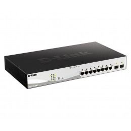 D-Link DGS-1210-10MP Управляемый L2 Gigabit Ethernet (10 100 1000) Питание по Ethernet (PoE) Черный, Серый