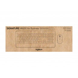 Logitech Signature MK650 Combo For Business tastatūra Pele iekļauta Birojs Bluetooth sistēma QWERTY US International Grafīts