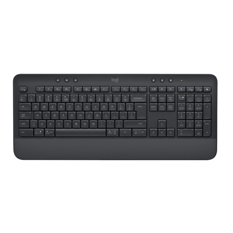 Logitech Signature K650 клавиатура Офисная Bluetooth QWERTY Международный американский стандарт Графит