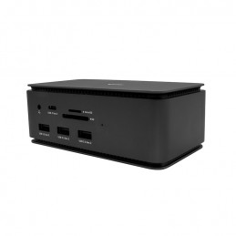 i-tec Metal USB4DUALDOCK100W док-станция для ноутбука Проводная USB4 Черный