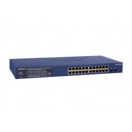 NETGEAR GS724TP-300EUS сетевой коммутатор Управляемый L2 L3 L4 Gigabit Ethernet (10 100 1000) Питание по Ethernet (PoE) Синий