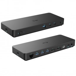 i-tec C31TRIPLEDOCKPDPRO2 dokstacija Vadu USB 3.2 Gen 1 (3.1 Gen 1) Type-C Melns