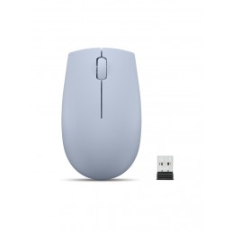 Lenovo 300 Wireless Compact Maus Kabellos Optisch Blau 3 Tasten 1000 dpi pele Birojs Abām rokām RF Bezvadu Optisks