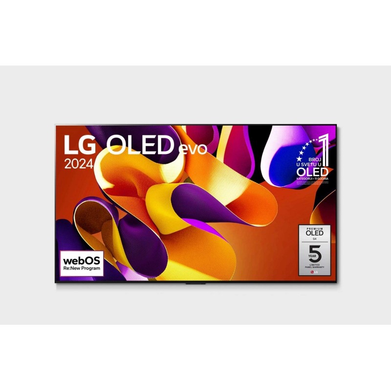 LG OLED evo G4 OLED65G42LW televizors 165,1 cm (65") 4K Ultra HD Viedtelevizors Wi-Fi Melns