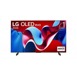 LG OLED42C41LA televizors 106,7 cm (42") 4K Ultra HD Viedtelevizors Wi-Fi Melns