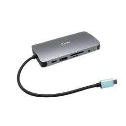 i-tec Metal C31NANOVGA100 dokstacija Vadu USB 3.2 Gen 1 (3.1 Gen 1) Type-C Pelēks