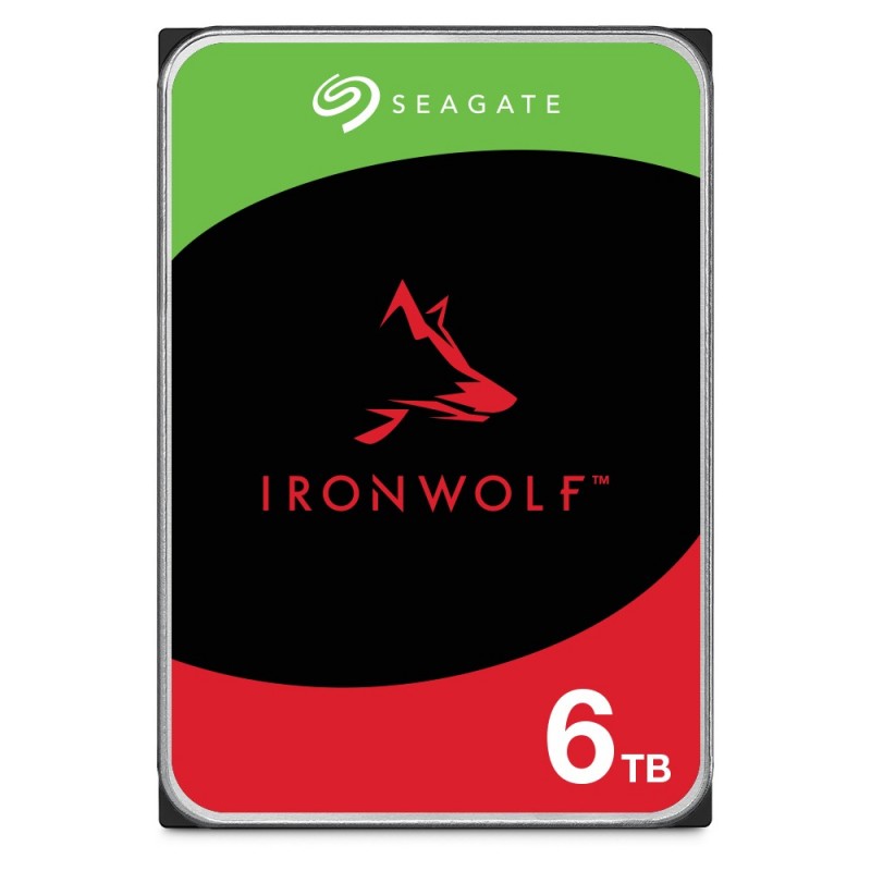 Seagate IronWolf ST6000VN006 cietā diska draiveris 6 TB 5400 RPM 256 MB 3.5" Serial ATA III