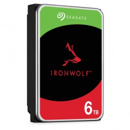 Seagate IronWolf ST6000VN006 cietā diska draiveris 6 TB 5400 RPM 256 MB 3.5" Serial ATA III