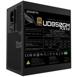 GIGABYTE GP-UD850GM PG5 barošanas avotu vienība 850 W 20+4 pin ATX ATX Melns