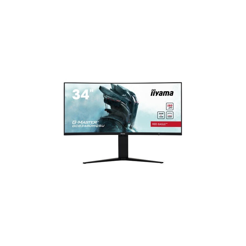 iiyama G-MASTER GCB3480WQSU-B1 monitori 86,4 cm (34") 3440 x 1440 pikseļi UltraWide Quad HD LCD Melns