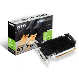 MSI GT 710 2GD3H LP видеокарта NVIDIA GeForce GT 730 2 GB GDDR3