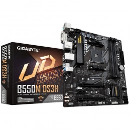 GIGABYTE B550M DS3H mātes plate AMD B550 Ligzda AM4 mikro ATX