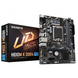 GIGABYTE H610M K DDR4 mātes plate Intel H610 Express LGA 1700 mikro ATX