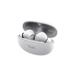 Trust Yavi Austiņas True Wireless Stereo (TWS) Ausīs Zvani   mūzika USB Veids-C Bluetooth Balts