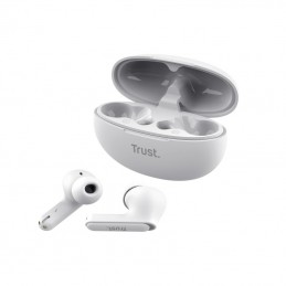 Trust Yavi Гарнитура True Wireless Stereo (TWS) Вкладыши Calls Music USB Type-C Bluetooth Белый