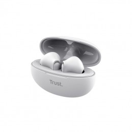 Trust Yavi Austiņas True Wireless Stereo (TWS) Ausīs Zvani   mūzika USB Veids-C Bluetooth Balts