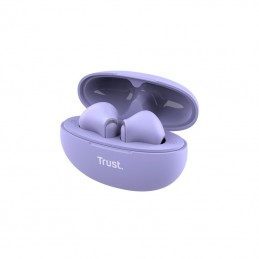 Trust Yavi Гарнитура True Wireless Stereo (TWS) Вкладыши Calls Music USB Type-C Bluetooth Пурпурный