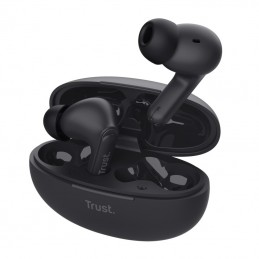 Trust Yavi Гарнитура True Wireless Stereo (TWS) Вкладыши Calls Music USB Type-C Bluetooth Черный