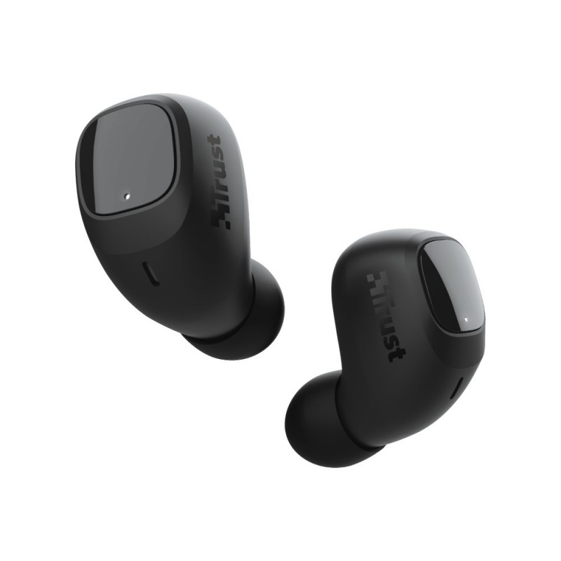 Trust Nika Compact Гарнитура True Wireless Stereo (TWS) Вкладыши Calls Music Bluetooth Черный