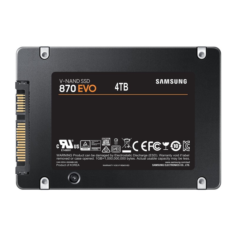 Samsung 870 EVO 4 TB 2.5" Serial ATA III V-NAND