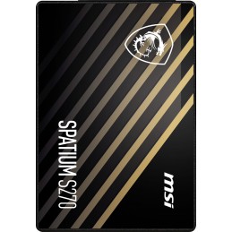 MSI SPATIUM S270 SATA 2.5 480GB SSD diskdzinis 2.5" Serial ATA III 3D NAND