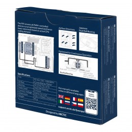 ARCTIC F9 PWM PST CO Datora korpusam Ventilators 9,2 cm Melns 1 pcs