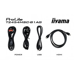 iiyama ProLite T2454MSC-B1AG монитор для ПК 60,5 cm (23.8") 1920 x 1080 пикселей Full HD LED Сенсорный экран