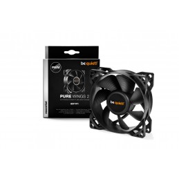 be quiet! Pure Wings 2 Datora korpusam Ventilators 9,2 cm Melns