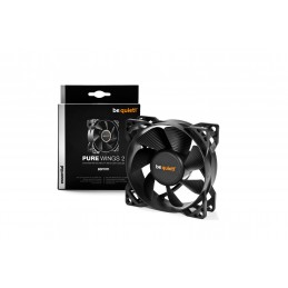 be quiet! PURE WINGS 2, 80mm Datora korpusam Ventilators 8 cm Melns