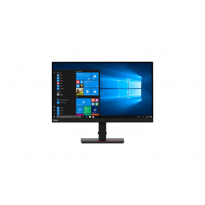 Lenovo ThinkVision T27q-20 monitori 68,6 cm (27") 2560 x 1440 pikseļi Quad HD LCD Melns