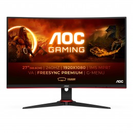 AOC G2 C27G2ZE BK monitori 68,6 cm (27") 1920 x 1080 pikseļi Full HD LED Melns, Sarkans