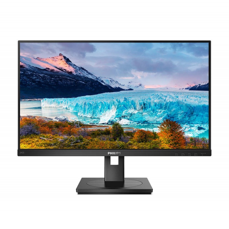 Philips S Line 242S1AE 00 LED display 60,5 cm (23.8") 1920 x 1080 pikseļi Full HD Melns