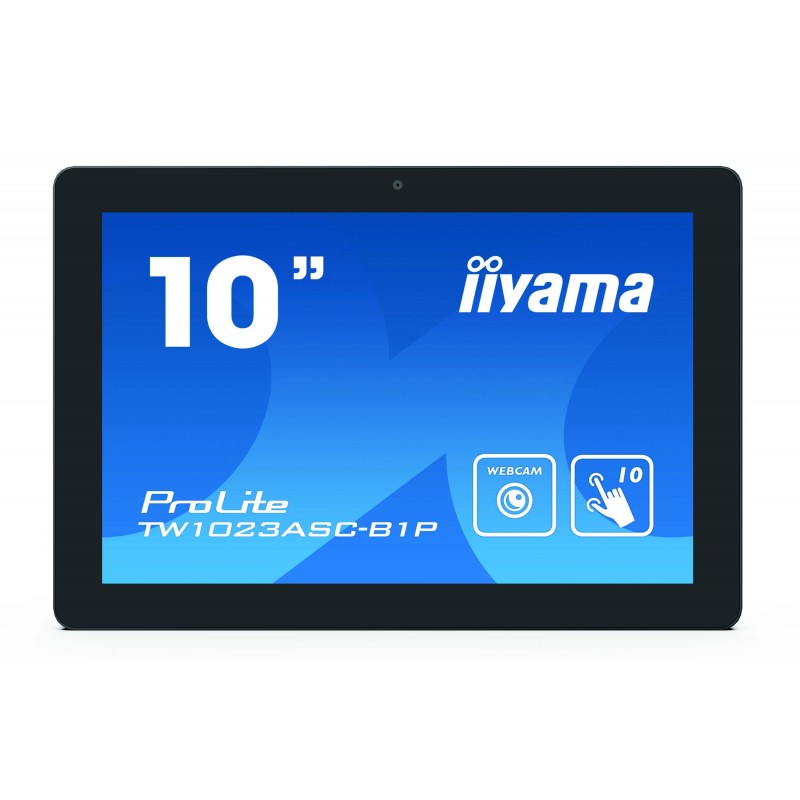 iiyama TW1023ASC-B1P pārrunu telpas displejs 25,6 cm (10.1") 1280 x 800 pikseļi LED 802.11b, 802.11g, Wi-Fi 4 (802.11n)