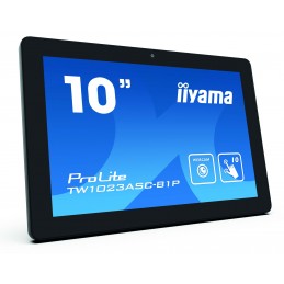 iiyama TW1023ASC-B1P pārrunu telpas displejs 25,6 cm (10.1") 1280 x 800 pikseļi LED 802.11b, 802.11g, Wi-Fi 4 (802.11n)