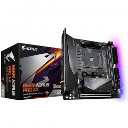 GIGABYTE B550I AORUS PRO AX mātes plate AMD B550 Ligzda AM4 mini ITX