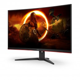 AOC G2 C32G2ZE BK monitori 80 cm (31.5") 1920 x 1080 pikseļi Full HD LED Melns, Sarkans