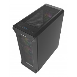 GENESIS Irid 505 ARGB Midi Tower Черный, Прозрачный