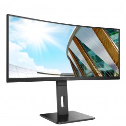 AOC P2 CU34P2A LED display 86,4 cm (34") 3440 x 1440 pikseļi Quad HD Melns