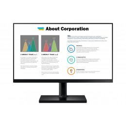 Samsung T45F monitori 68,6 cm (27") 1920 x 1080 pikseļi Full HD LCD Melns