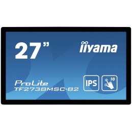 iiyama ProLite TF2738MSC-B2 монитор для ПК 68,6 cm (27") 1920 x 1080 пикселей Full HD LED Сенсорный экран Многопользовательский