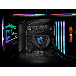 MSI MAG CORELIQUID 360R V2 система охлаждения компьютера Материнская плата, Процессор Liquid cooling kit 12 cm Черный