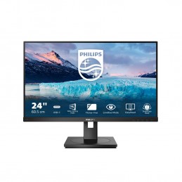 Philips S Line 243S1 00 monitori 60,5 cm (23.8") 1920 x 1080 pikseļi Full HD LCD Melns