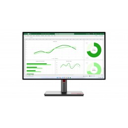 Lenovo ThinkVision P27q-30 LED display 68,6 cm (27") 2560 x 1440 pikseļi Quad HD Melns