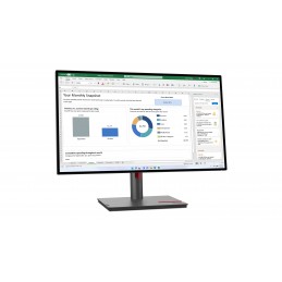 Lenovo ThinkVision P27h-30 LED display 68,6 cm (27") 2560 x 1440 пикселей Quad HD ЖК Черный